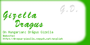 gizella dragus business card